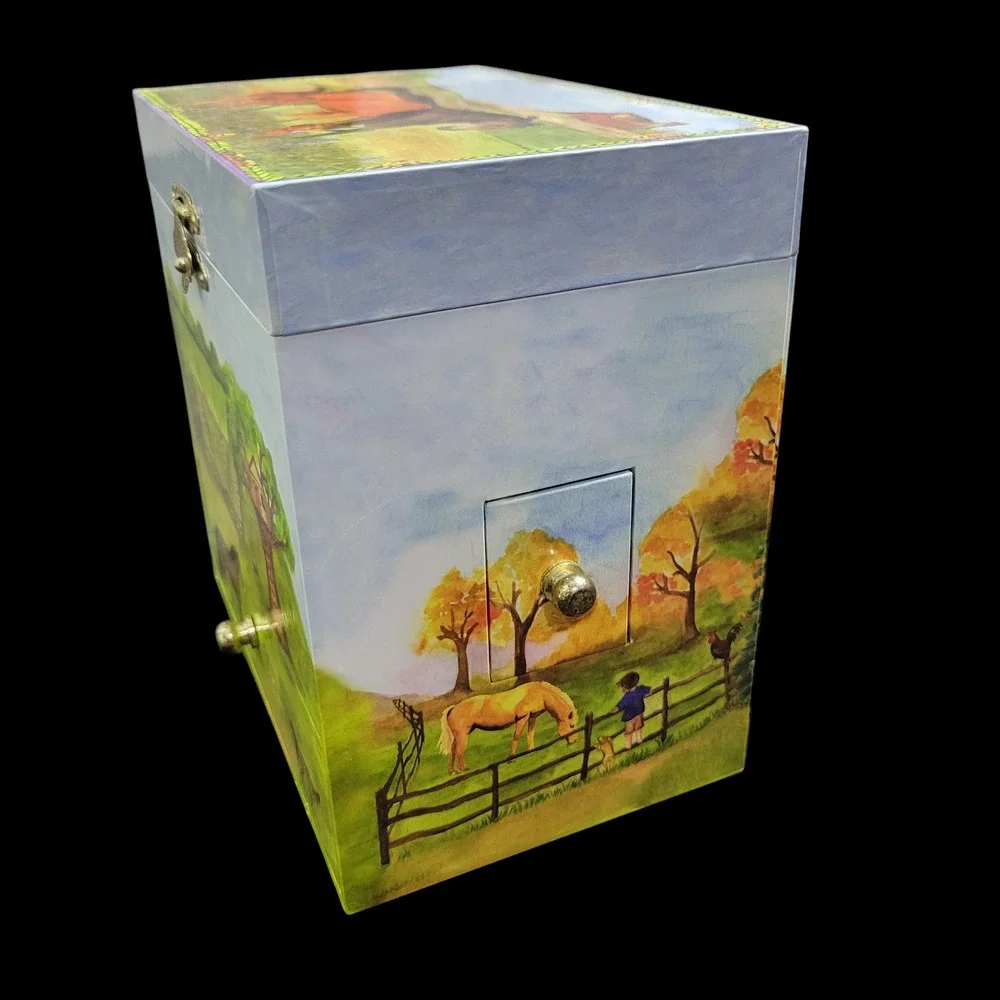 Enchantmints Music Box Horse Ranch Trinkets Jewelry Treasure Kentucky Country